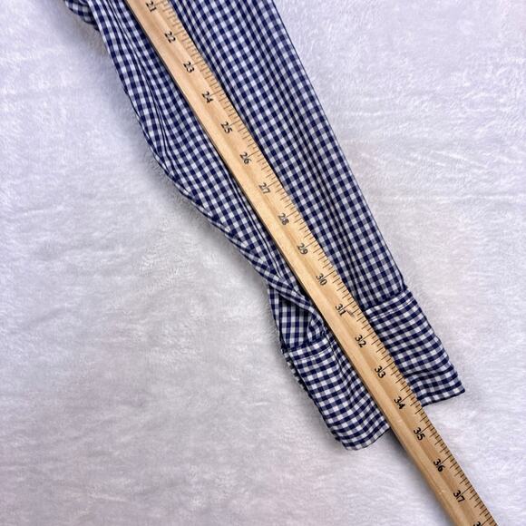 VTG 70s Dickson Jenkins Pearl Snap Western Shirt Mens 16/36 (M) Blue Gingham USA - Picture 7 of 10